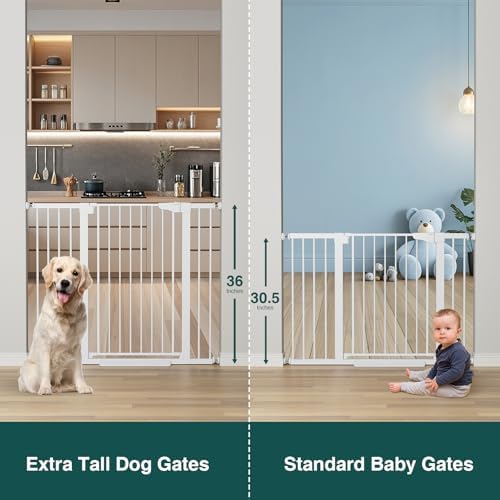 Cumbor 36" Extra Tall Baby Gate - Image 3