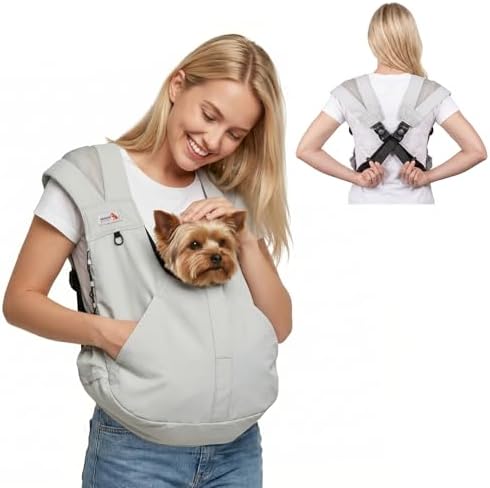Dog Carrier Backpack, Front Dog Sling Carriers by SENIORBUDDAY