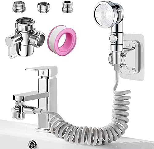 Sink Faucet Sprayer Attachment Set G1/2 Shower Head by Roscid