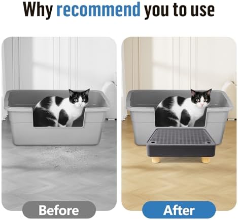 Extra Large Cat Litter Box Step Ramp, Cat's Litter Catcher Mat - Image 6