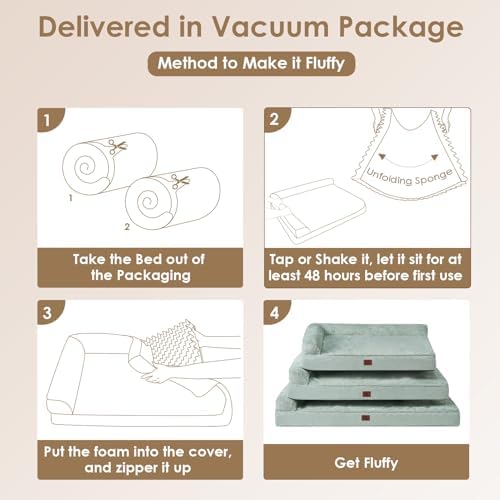 EHEYCIGA XXL Dog Bed Memory Foam, Orthopedic Giant Dog Bed Jumbo - Image 6