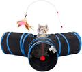 Tempcore Cat Tunnel, 3-Way Collapsible Toy by Tempcore