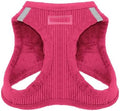 Voyager Step-in Plush Dog Vest Harness -Fuchsia Corduroy by BestPetSuppliesLLC
