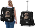Pet Gear I-GO2 Roller Backpack, XLarge Traveler Plus, Dark Charcoal by PetGear