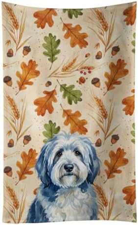 Caroline's Treasures Old English Sheepdog Dogs Kitchen Towel 15x25 by CarolinesTreasures