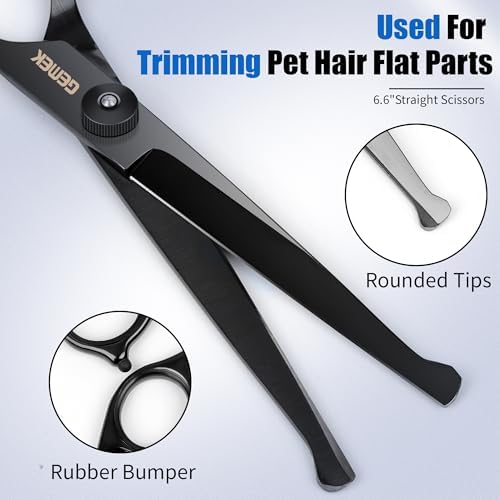 Dog Grooming Scissors Kit with Safety Round Tips - Image 3