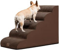 GoGoBunny Ramp Dog Stairs for High Beds 22.6" H, 5-Step Dog Slope Stairs by gogobunny