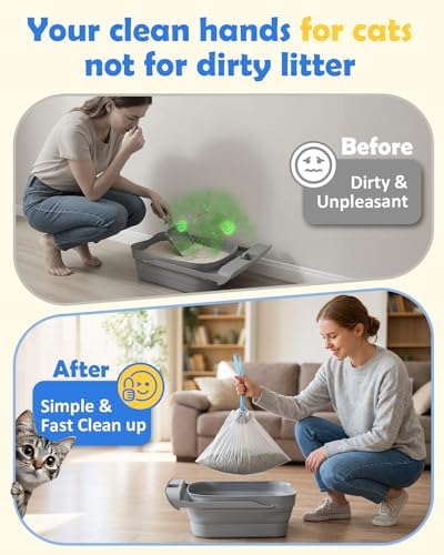 60 Count 27"x13" Cat Litter Bags Compatible - Image 3