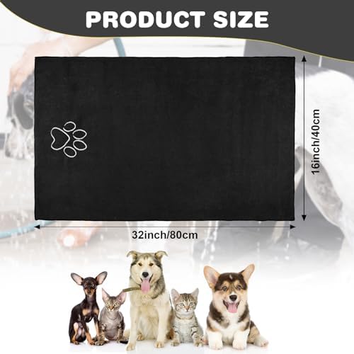Chumia 4 Pcs Dog Towels for Drying, 16 x 32 Inch - Image 4