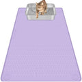 Silicone Cat Litter Mat for Litter Box 40”x28” Large Cat Mat by Bartuke