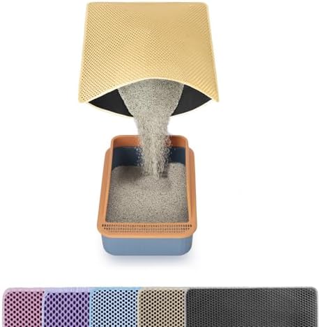Cat Litter Mats Litter Trapping Mat, Cat Litter Box Mat by USHARP