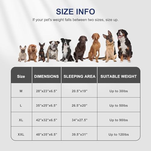 FURTIME Orthopedic Small Dog Bed, Supportive Waterproof Pet Bed - Image 6