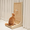 PETKARAY Cat Scratcher, Sisal Cat Scratch Pad, L Shape Scratching Board by PETKARAY