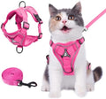 Wanheart cat Chest Harness and Leash, Anti-Escape Adjustable Soft mesh cat by Unknown