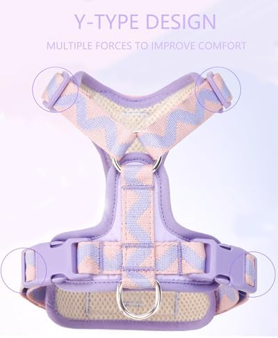 Brown xs Dog Harness for Small Dogs, No Pull Dog Harness - Image 5