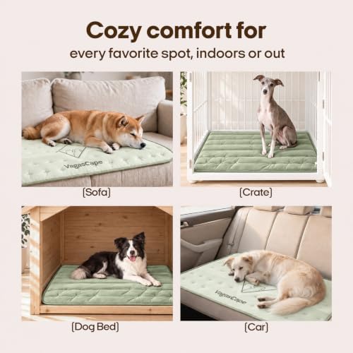 Vagascape Dog Crate Pad, Reversible Warm/Cooling Mat - Image 6