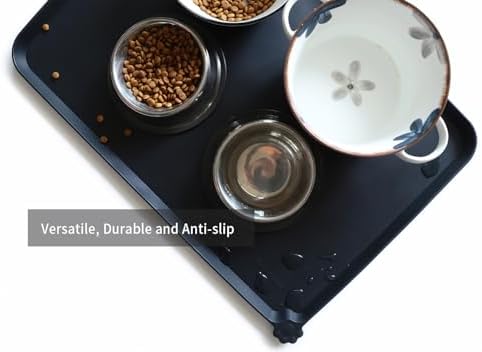 Hoki Found Large Silicone Pet Food Mats Tray - Image 4
