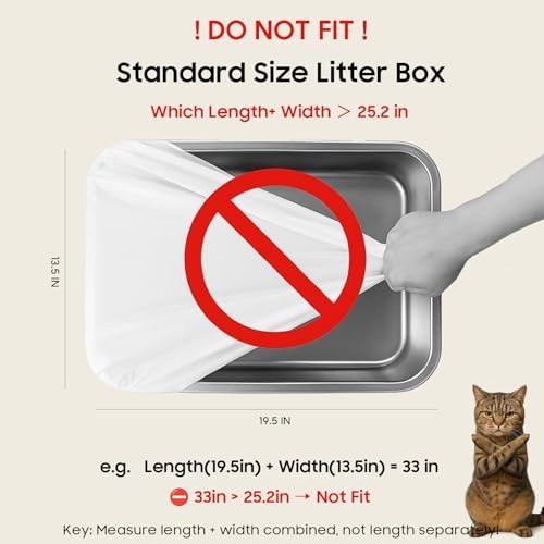 180 Pack Automatic Litter Box Bags Fit - Image 4
