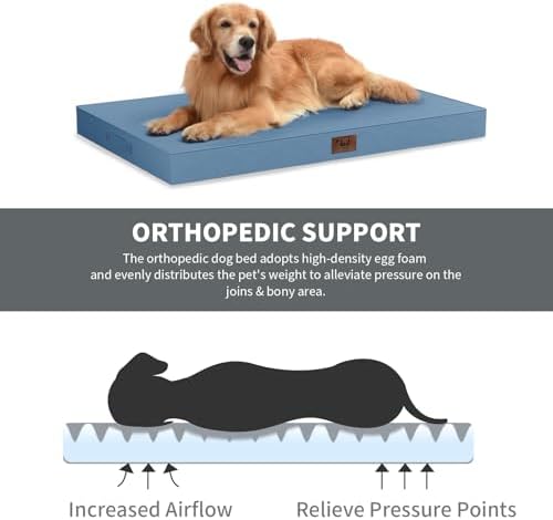 Outdoor Waterproof Orthopedic Dog Bed - Image 3