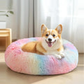 JOLLYVOGUE Calming Dog Beds Extra Large Sized Dog, 45in Donut Washable Large by JOLLYVOGUE