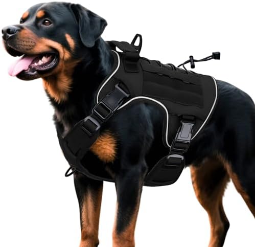 Heavy-Duty Tactical Dog Harness by Bruvoalon