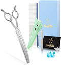 High-end Professional Dog Grooming Curved Thinning Scissors Teeth Blending by Fengliren%C2%AEDedicatedToScissorsForOver40Years