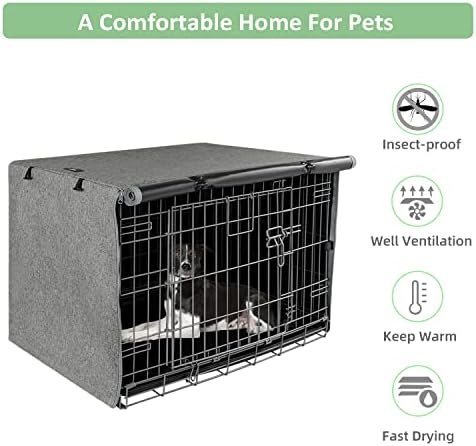 X-ZONE PET Double Door Dog Crate Cover - Image 5