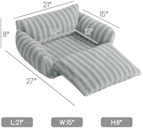Hollypet Cat Bed Small Dog Orthopedic Couch Beds - Image 3