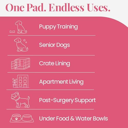 Pupiboo Disposable Dog and Cat Training Pads – 23x23 in Highly Absorbent Pee - Image 7