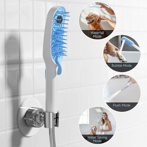 Dog Shower Attachment with 4 Adjustable Spray Patterns, Pet Shower Attachment - Image 3