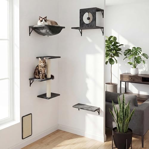Cat Wall Shelves, Cat Wall Mounted Furniture, Climbing Wall Systems - Image 4