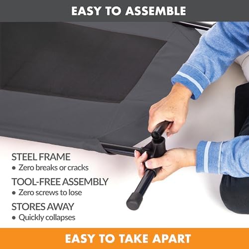 K&H Outdoor Elevated Dog Bed, Cooling Raised Dog Bed - Image 4