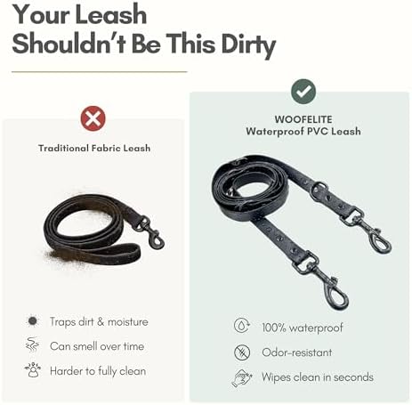 Hands-Free Waterproof Dog Leash, Adjustable Waist & Crossbody Dog Leash - Image 4