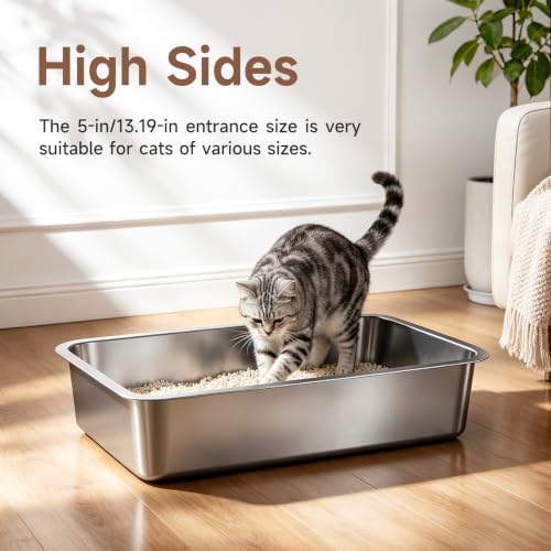 Stainless Steel Cat Litter Box - Image 4