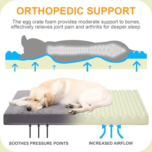 KSIIA Orthopedic Dog Bed for XL Dogs - Image 2