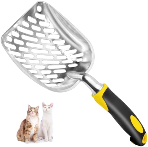 Cat Litter Scoop-Metal Cat Scooper-Long Handle Scoop, Cat Scooper-Poop by Apidgrowth