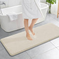 OLANLY Memory Foam Bathroom Runner Rugs 59x20, Absorbent Long Mat by OLANLY