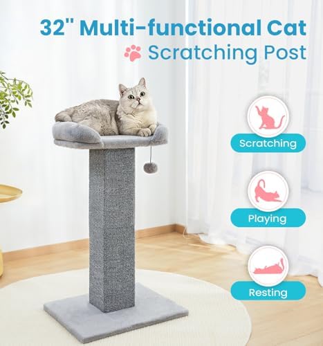 Made4Pets 32" Carpet Cat Scratching Post - Image 2