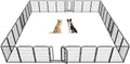 Metal Dog Playpen 45in H 32 Panels Heavy Duty Dog Fence by Petorldog