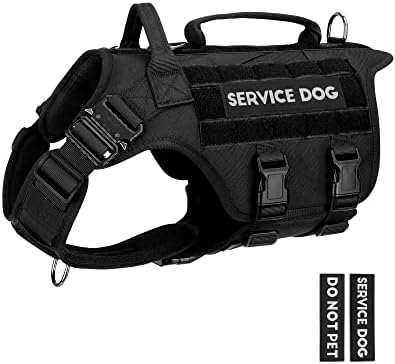 Petnanny Tactical Dog Harness Service Vest by PETNANNY