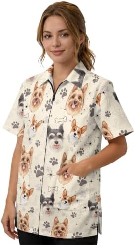 Funny Print Barber Jackets & Smocks by Unknown