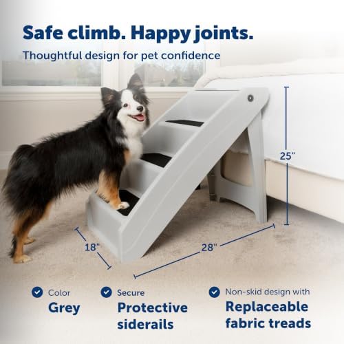 PetSafe CozyUp Folding Dog Stairs, Portable Indoor/Outdoor Pet Steps - Image 3