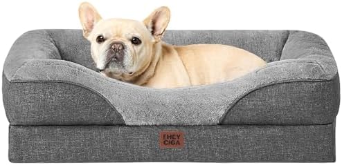 EHEYCIGA Orthopedic Dog Bed for Medium Dog, Memory Foam Dog Couch by EHEYCIGA