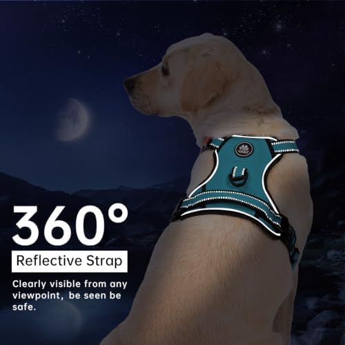 IVY&LANE No Pull Dog Harness for Medium Dogs, Reflective Dog Vest Harness - Image 6