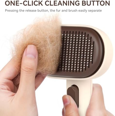 aumuca Cat Brushes for Indoor Cats Dog Hair Brush for Shedding Long or Short - Image 6