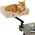 PAWZ Road Cat Desk Bed for Indoor Cats, Wicker Cat Bed for Desk Supports Up to by PAWZRoad