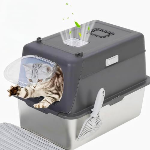 55L Stainless Steel Cat Litter Box by CuisinAid