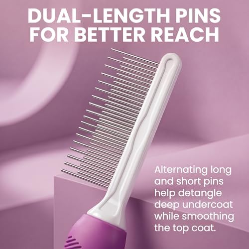 Poodle Pet Detangling Pet Comb - Image 3