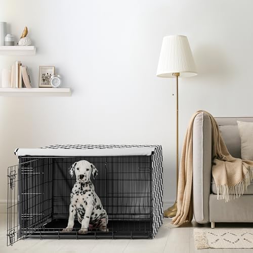Sweet Jojo Designs 36in. Medium Dog Crate Cover Pet Cage, Kennel Covers - Image 2