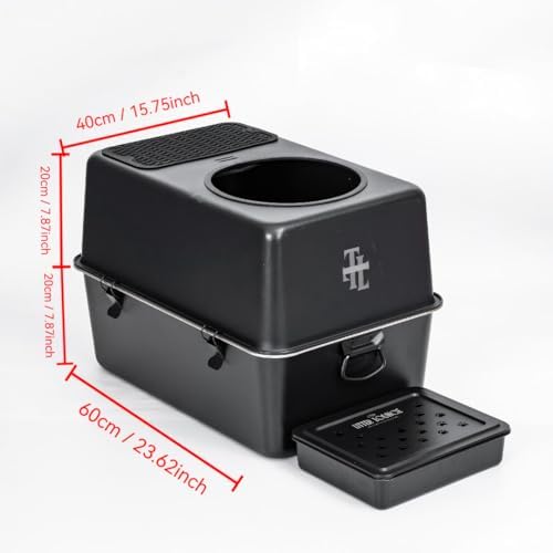 304 Stainless Steel Cat Litter Box, Fully Enclosed Leak-Proof & Rust-Proof - Image 2